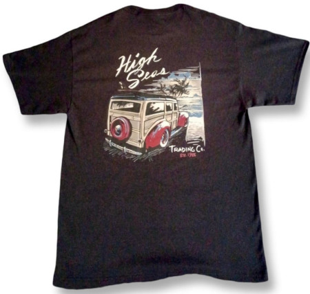 Vintage Woodie Wagon -Black